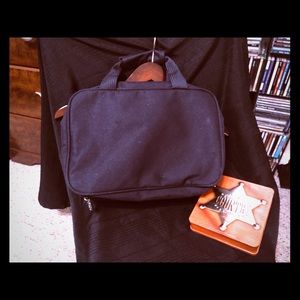 Dark blue beauty bag